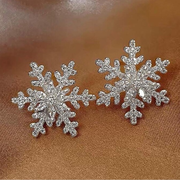 3 for $30 silver plated cubic zirconia stud earrings - Picture 2 of 6